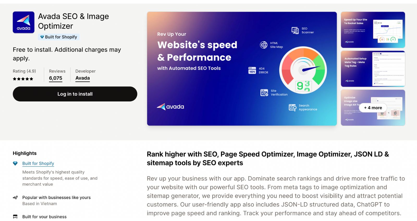 Avada SEO and Image Optimizer